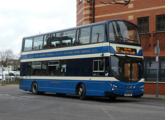 Delaine Buses 157 (AD64 DBL) in Peterborough - 18 Feb 2019 (P1000381)
