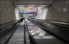 metro escalators