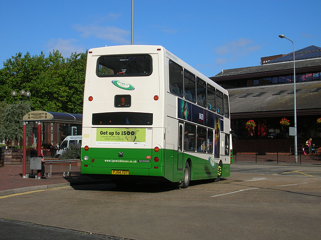 DSCN1034 Ipswich Buses 60 (PJ54 YZT) - 4 Sep 2007