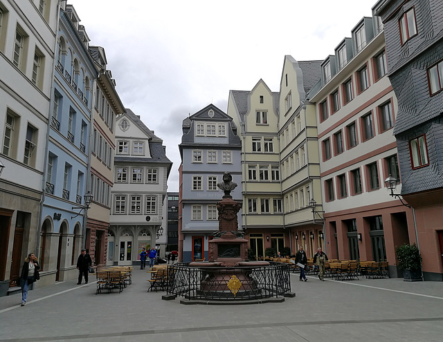 Frankfurt - Altstadtrekonstruktion - Hühnermarkt