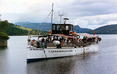 SS SIR WALTER SCOTT at Stronachlachar Pier.Loch Katrine,Scotland