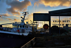 Approaching Sunset. North Shields Fishquay