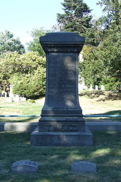 Boss Tweed's Grave in Greenwood Cemetery, September 2010