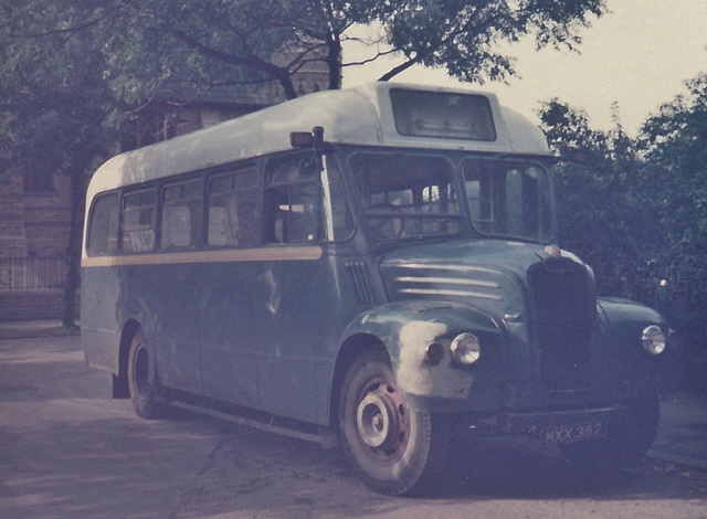 Former London Transport GS82 (MXX 382) in Rochdale - 16 Sep 1974