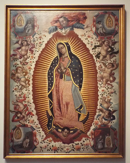 The Virgin of Guadalupe by Berrueco in the Virginia Museum of Fine Arts, June 2018