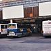 Coaches in Victoria Coach Station, London – 28 Nov 1997 (377-04)