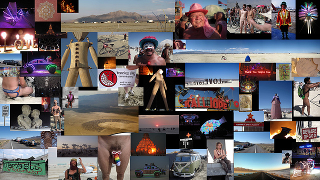Burning Man 2014 Collage
