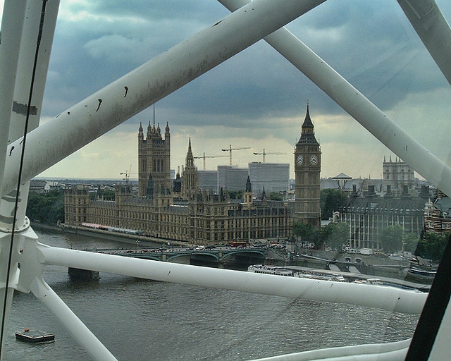 View out to Westminster