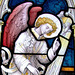 Detail of Stained Glass, Whitwell Church, Derbyshire