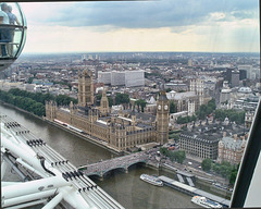 Looking out over the Houses of Parliament 2002