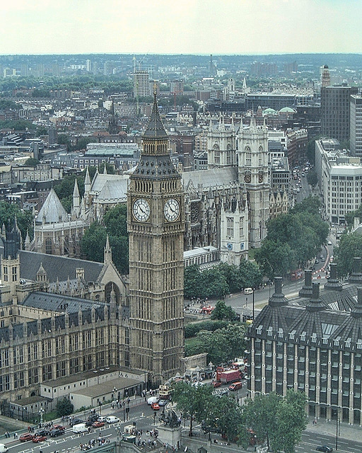 View from the London Eye 2002