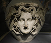 Detail of a Two-Handeled Vase with the Head of Medusa in the Metropolitan Museum of Art, March 2018