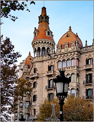 Barcellona : Pregevole architettura nel centro storico