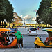 Cuban motor trishaws Parque Martires des 71