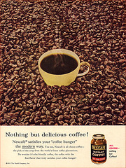 Nescafe Instant Coffee Ad, 1955