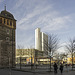 Chemnitz, Roter Turm, Stadthalle und Hotel Mercure