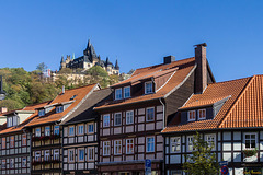 Wernigerode: Schloss über Fachwerk