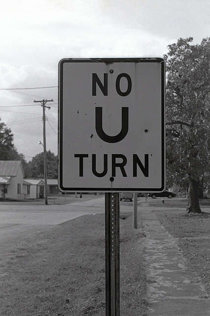 No U Turn