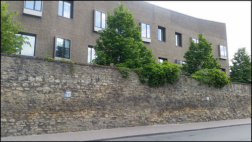 wall at New Radcliffe House