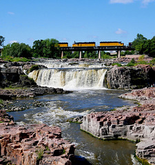 Falls with Train