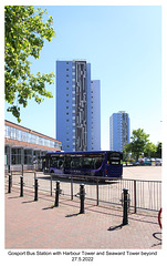 Bus station, Harbour & Seaward Towers, Gosport 27 5 2022