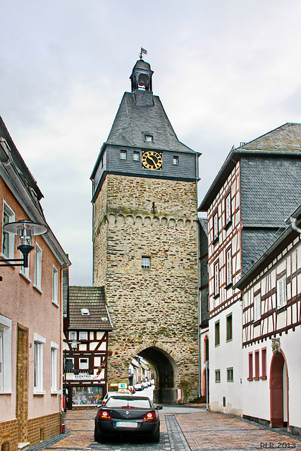 Bad Camberg, Obertorturm (Stadtseite)