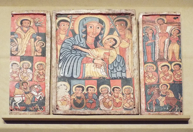Ethiopian Triptych Icon in the Virginia Museum of Fine Arts, June 2018