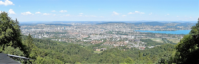 Zurich from the Uetliberg