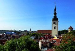 EE - Tallinn - St. Nikolai, seen from Cathedral Hill