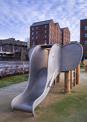 Elephant-themed Playpark, Leven Walkway, Dumbarton Quay