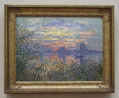Marine View with Sunset by Monet in the Philadelphia Museum of Art, August 2009