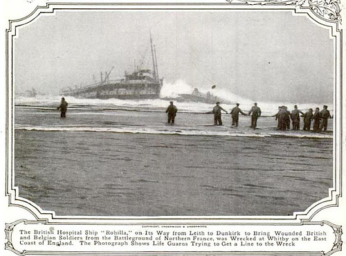 Rohilla (steamship) grounded 1914 (2)