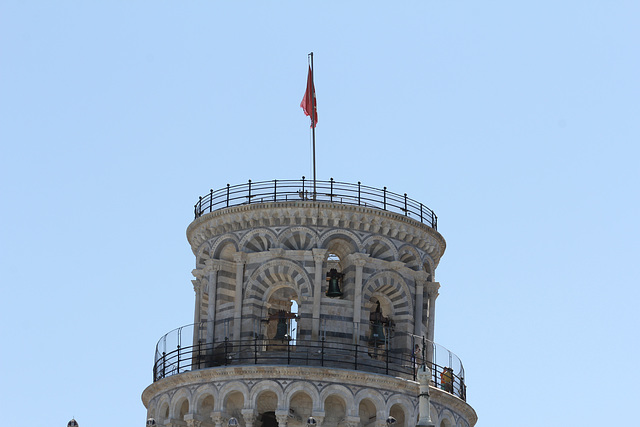 Schiefer Turm, oberste Etage