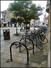 city centre cycle racks