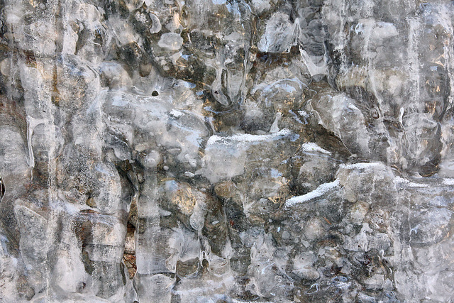 gefrorene Wand