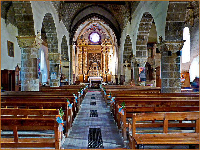 Vallouise : Église Saint-Etienne - interior view