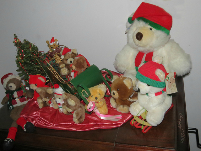 Christmas bears ..