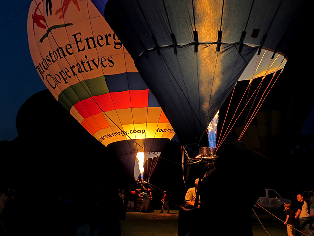 Balloons at a Night Glow Show