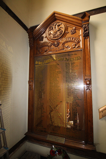 War Memorial, Saint George's Church, Wigan