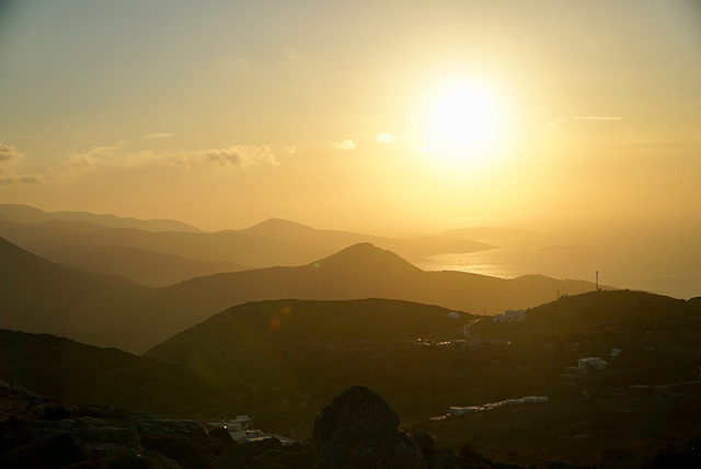 Sonnenuntergang in Amorgos