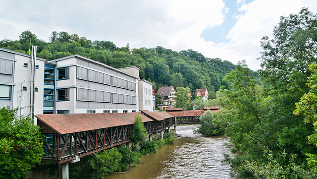 Holzbrücke ,Schwäbisch Hall