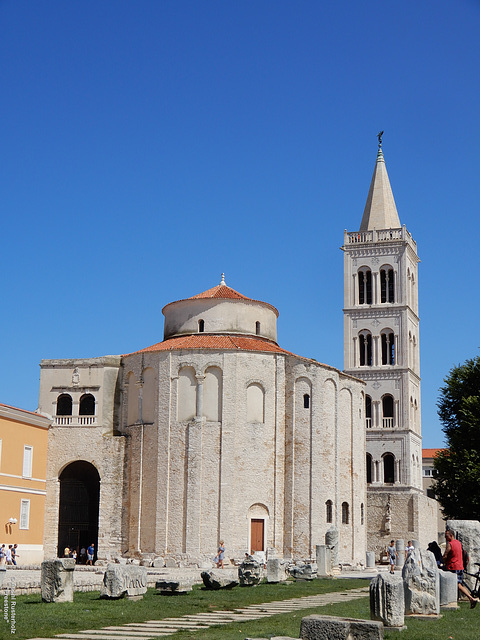 Kroatien Bike Tour/  Zadar 4xPIP  Church of St. Donatus