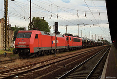 152 087 + 155 030 Gößnitz 24.07.2002 (1) - AW