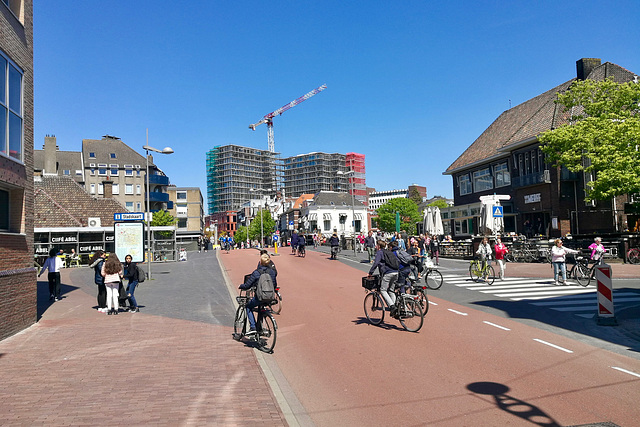 View of the Rijnsburgerbrug and the Lorentz development