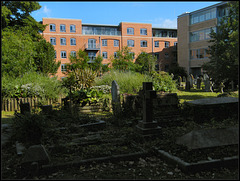 new flats round the cemetery