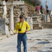 Ephesus- Man with Selfie (Selfish?) Stick