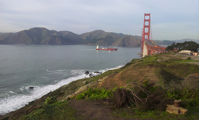 An der Golden Gate Bridge