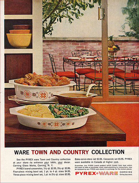 Pyrex Cookware Ad, 1963