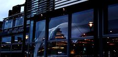 Quayside at Dusk. The Sage