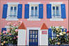 Belle-Ile-en-Mer (56) 13 juin 2013. La "Maison Rose" à Sauzon.